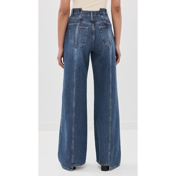Reformation | Cary High Rise Slouchy Wide Leg Jeans in Cabo Reworked Wash - Picture 2 of 16